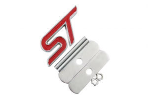 Σήμα Μάσκας Λογότυπο Ford ST Κόκκινο 75mm x 32mm 1 Τεμάχιο