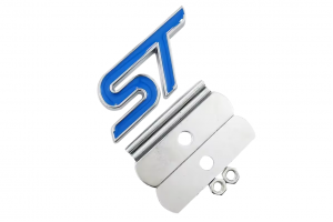 Σήμα Μάσκας Λογότυπο Ford ST Μπλε 75mm x 32mm 1 Τεμάχιο