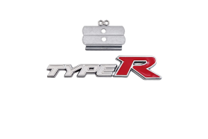 Σήμα Μάσκας Λογότυπο Type R 150mm x 30mm Άσπρο 1 Τεμάχιο