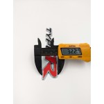 Αυτοκόλλητο Σήμα Λογότυπο Type R 150mm x 30mm Άσπρο 1 Τεμάχιο