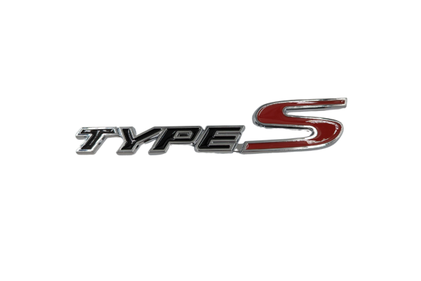 Αυτοκόλλητο Σήμα Λογότυπο Type S 150mm x 30mm Μαύρο 1 Τεμάχιο