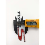 Αυτοκόλλητο Σήμα Λογότυπο Type S 150mm x 30mm Άσπρο 1 Τεμάχιο