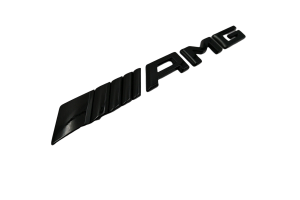 Αυτοκόλλητο Σήμα Λογότυπο AMG Flat 200mm x 20mm Μαύρο 1 Τεμάχιο