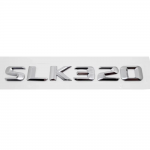 Αυτοκόλλητο Σήμα Λογότυπο SLK 320 200mm x 24mm Χρώμιο 1 Τεμάχιο