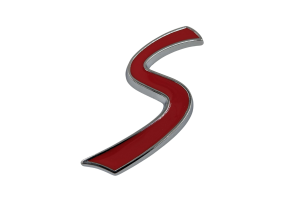 Αυτοκόλλητο Σήμα Λογότυπο Mini Cooper S 74mm x 44mm 1 Τεμάχιο