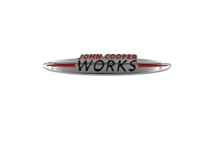 Αυτοκόλλητο Σήμα Λογότυπο John Cooper Works 135mm x 25mm 1 Τεμάχιο