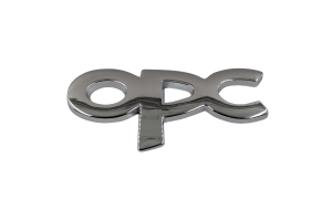 Αυτοκόλλητο Σήμα Λογότυπο Opc 83mm x 37mm Χρώμιο 1 Τεμάχιο