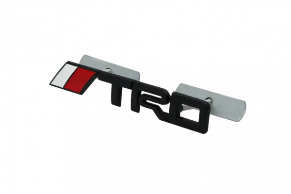 Σήμα Μάσκας Λογότυπο TRD Μαύρο 25mm x 125mm 1 Τεμάχιο