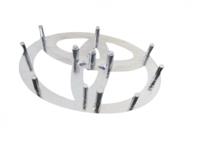 Σήμα τιμονιού για Toyota 65mm με κούμπωμα 65 x 39 mm 1 Τεμαχιο