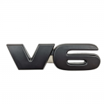 Αυτοκόλλητο Σήμα Λογότυπο V6 80mm x 24mm Μαύρο 1 Τεμάχιο