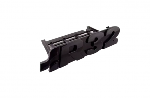 Σήμα Γνήσιας Μάσκας Λογότυπο R32 26mm x 115mm Μαύρο 1 Τεμάχιο