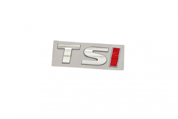 Αυτοκόλλητο Σήμα Λογότυπο TSI 25mm x 80mm Κόκκινο ( I ) 1 Τεμάχιο
