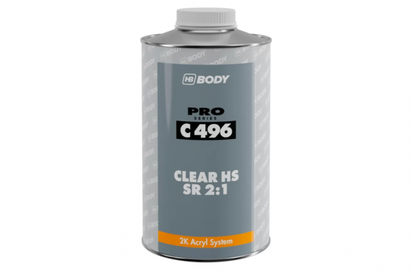 HB Body - C496 Clear HS SR 2:1 - Βερνίκι Αυτοκινήτου - 1L