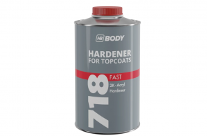 HB Body - 718 Hardener for Topcoats Fast - Σκληρυντής 2K Clear - 1L HB Body - 718 Hardener for Topcoats Fast - Σκληρυντής 2K Clear - 1L