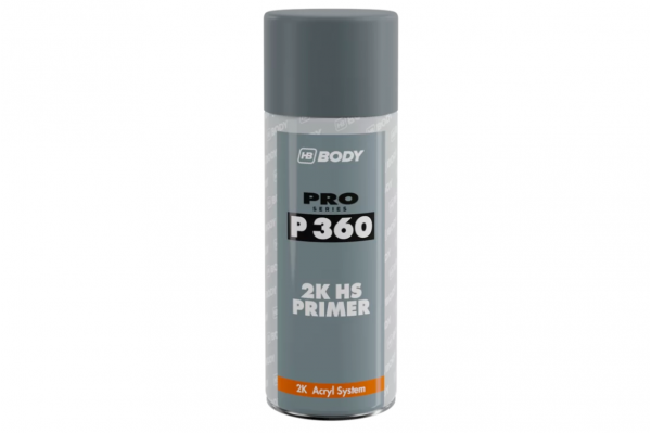 HB Body - P360 2K HS Primer Spray Grey - Αστάρι 2Κ HS Spray Γκρι - 400 ml