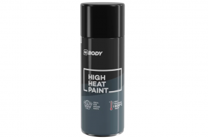 HB Body - High Heat Paint Spray Μαύρο - Βαφή Αντοχής σε Θερμοκρασία έως 600°C - 400ml