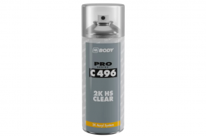 HB Body - C496 2K HS Clear Spray - Διάφανο Βερνίκι 2 Συστατικών Υψηλών Στερεών - 400ml