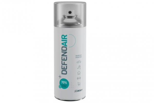 HB Body - DefendAir Spray - Καθαριστικό Επιφανειών με Ισοπροπυλική Αλκοόλη - 400ml