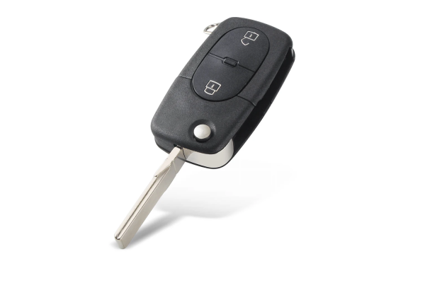 Κέλυφος Κλειδιού Για Audi A2-A3-A4-A6-A8-TT Με 2 Κουμπιά & Λάμα Flip - Για Μπαταρίες C1620