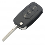Κέλυφος Κλειδιού Για Audi A2-A3-A4-A6-A8-TT Με 3 Κουμπιά & Λάμα Flip - Για Μπαταρίες C2032