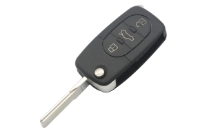 Κέλυφος Κλειδιού Για Audi A2-A3-A4-A6-A8-TT Με 3 Κουμπιά & Λάμα Flip - Για Μπαταρίες C2032 Κέλυφος Κλειδιού Για Audi A2-A3-A4-A6-A8-TT Με 3 Κουμπιά & Λάμα Flip - Για Μπαταρίες C2032