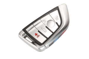 Κέλυφος Κλειδιού Ασημί Smart Για BMW Series 1-2-7-X1-X5-X6-X5M-X6M-F Με 4 Κουμπιά