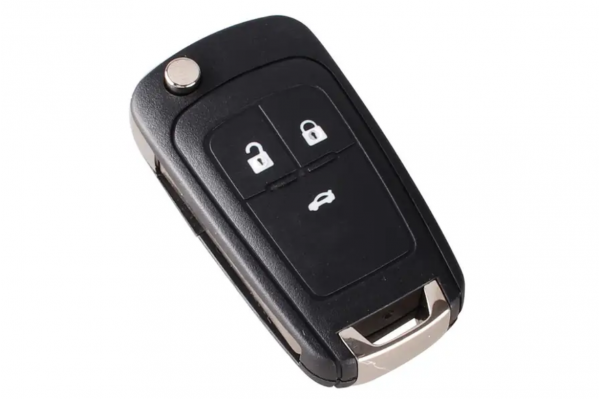 Κέλυφος Κλειδιού Flip Για Opel Corsa Astra Vectra Zafira Omega & Chevrolet Με 3 Κουμπιά & Λάμα HU100
