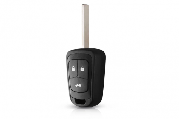 Κέλυφος Κλειδιού Για Chevrolet Aveo-Cruze-Malibu-Sonic Με 3 Κουμπιά & Λάμα HU100