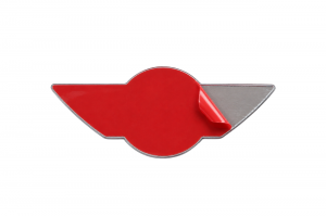 Αυτοκόλλητο Για Κέλυφος Κλειδιού Mini Cooper 22mm x 9mm 1 Τεμάχιο
