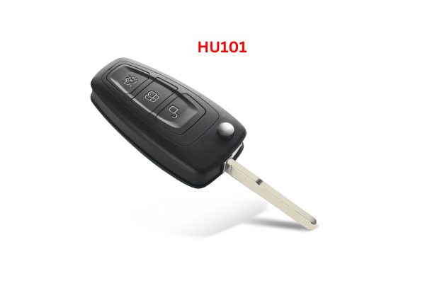 Κέλυφος Κλειδιού Flip Για Ford Focus Mondeo Fiesta Με 3 Κουμπιά & Λάμα HU101
