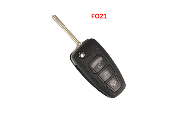 Κέλυφος Κλειδιού Flip Για Ford Focus Mondeo Fiesta Με 3 Κουμπιά & Λάμα FO21