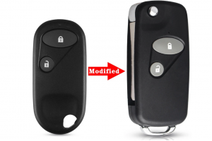 Μετατροπή Flip Σε Τηλεχειριστήριο Κλειδί Για Honda Accord Civic HRV CRV S2000 Με 2 Κουμπιά