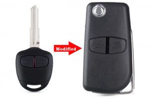 Μετατροπή Flip Σε Νέο Κέλυφος Κλειδιού Mitsubishi Outlander Grandis Pajero Lancer Με 2 Κουμπιά - Λάμα MIT11
