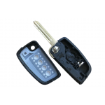 Κέλυφος Κλειδιού Flip Για Nissan-Qashqai-Sunny-NV200-Pulsar-Juke-X-Trail-Micra Με Λάμα NSN14 & 3 Κουμπιά