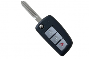 Κέλυφος Κλειδιού Flip Για Nissan-Qashqai-Sunny-NV200-Pulsar-Juke-X-Trail-Micra Με Λάμα NSN14 & 2 Κουμπιά-Panic