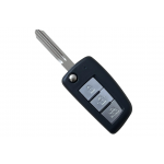 Κέλυφος Κλειδιού Flip Για Nissan-Qashqai-Sunny-NV200-Pulsar-Juke-X-Trail-Micra Με Λάμα NSN14 & 3 Κουμπιά