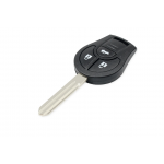 Κέλυφος Κλειδιού Για Nissan Sylphy Cube Juke Rogue Micra Qashqai Altima Maxima Sentra Versa Με Λάμα NSN14 & 3 Κουμπιά