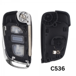 Μετατροπή Σε Νέο Κέλυφος Κλειδιού Για Citroen C3 C4 C5 C6 - Peugeot 307 308 407 408 Με 2 Κουμπιά - CE0536 - Λάμα VA2