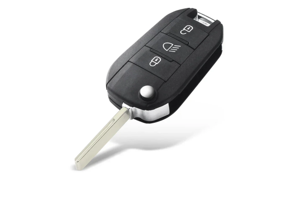 Κέλυφος Κλειδιού Για Peugeot 508 208 2008 308 3008 5008 - Citroen C3 C4 C4L Elysee Με 3 Κουμπιά & Λάμα HU83