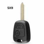 Κέλυφος Κλειδιού Για Peugeot 206 306 307 107 207 407 Partner - Citroen C1 C2 C3 C4 Picasso Xsara Με 2 Κουμπιά - Λάμα SX9