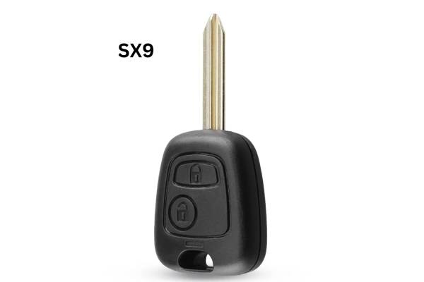 Κέλυφος Κλειδιού Για Peugeot 206 306 307 107 207 407 Partner - Citroen C1 C2 C3 C4 Picasso Xsara Με 2 Κουμπιά - Λάμα SX9
