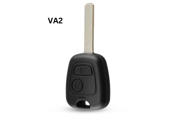 Κέλυφος Κλειδιού Για Peugeot 206 306 307 107 207 407 Partner - Citroen C1 C2 C3 C4 Picasso Xsara Με 2 Κουμπιά - Λάμα VA2