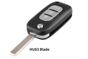 Κέλυφος Κλειδιού Flip Για Renault Fluence Clio Megane Kangoo Modus Με 3 Κουμπιά & Λάμα HU83