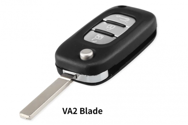 Κέλυφος Κλειδιού Flip Για Renault Fluence Clio Megane Kangoo Modus Με 3 Κουμπιά & Λάμα VA2