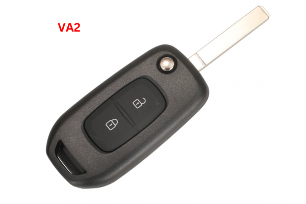 Κέλυφος Κλειδιού Flip Για Renault - Dacia Με 2 Κουμπιά & Λάμα VA2