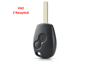 Κέλυφος Κλειδιού Για Renault Megane-Modus-Espace-Laguna-Logan-Clio-Kango - Nissan Dacia Με 2 Κουμπιά & Λάμα VA2