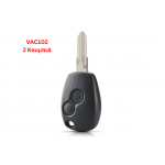 Κέλυφος Κλειδιού Για Renault Megane-Modus-Espace-Laguna-Logan-Clio-Kango - Nissan Dacia Με 2 Κουμπιά & Λάμα VAC102