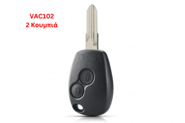 Κέλυφος Κλειδιού Για Renault Megane-Modus-Espace-Laguna-Logan-Clio-Kango - Nissan Dacia Με 2 Κουμπιά & Λάμα VAC102