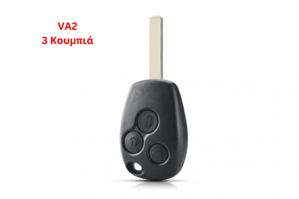Κέλυφος Κλειδιού Για Renault Megane-Modus-Espace-Laguna-Logan-Clio-Kango - Nissan Dacia Με 3 Κουμπιά & Λάμα VA2