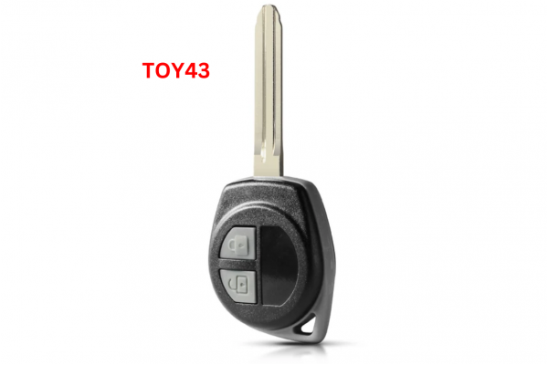 Κέλυφος Κλειδιού Για Suzuki Swift-SX4-Alto-Vitara-Ignis-Grand-Splash-Agila Με 2 Κουμπιά & Λάμα TOY43